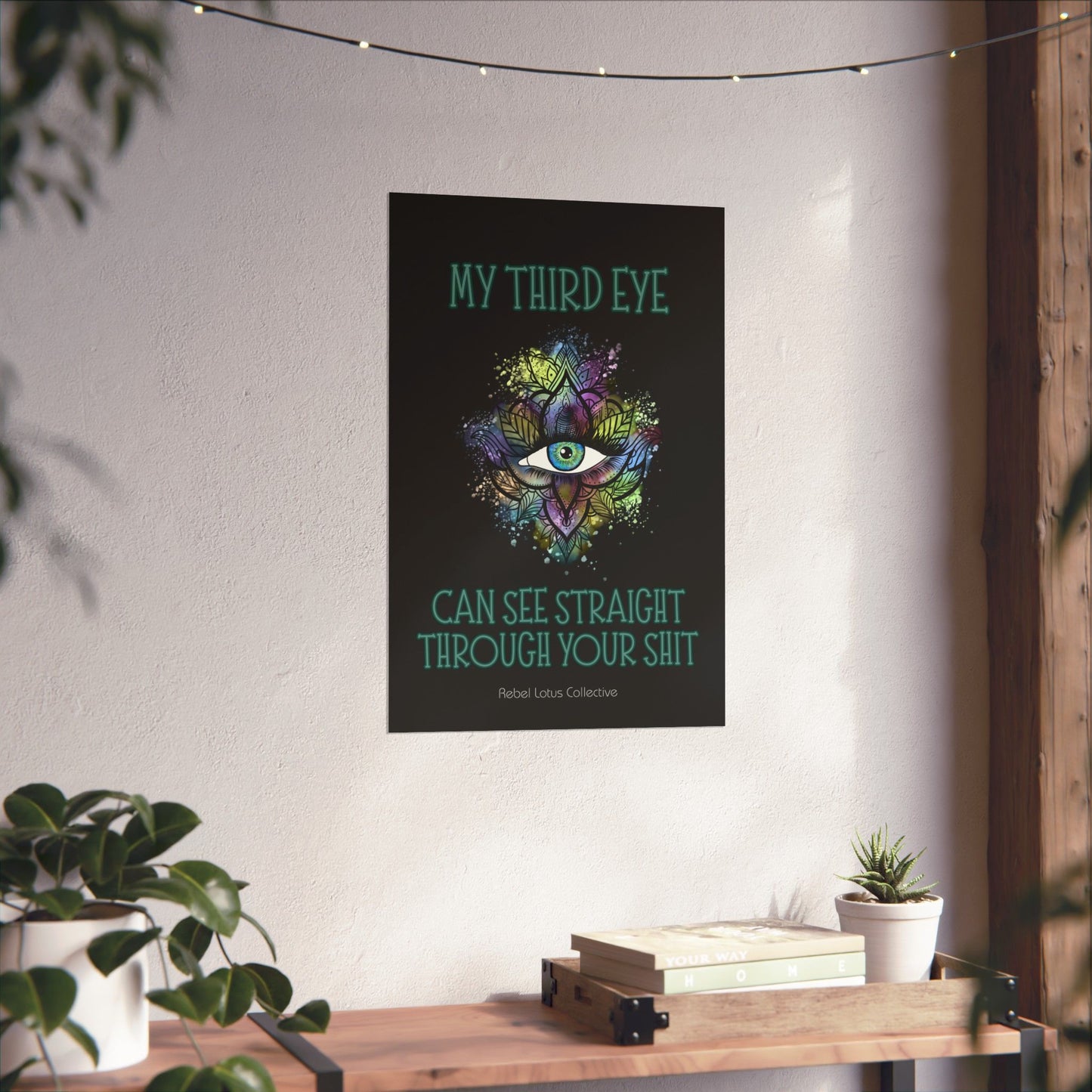 Mystical Third Eye Matte Vertical Poster - Spiritual Wall Art