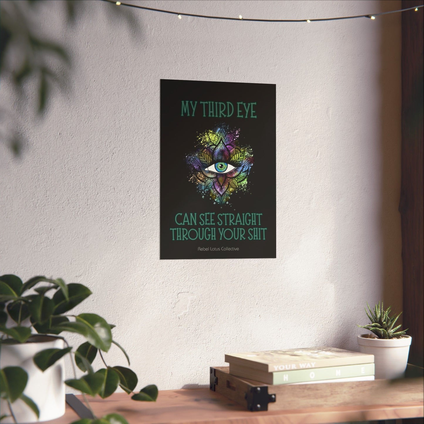 Mystical Third Eye Matte Vertical Poster - Spiritual Wall Art