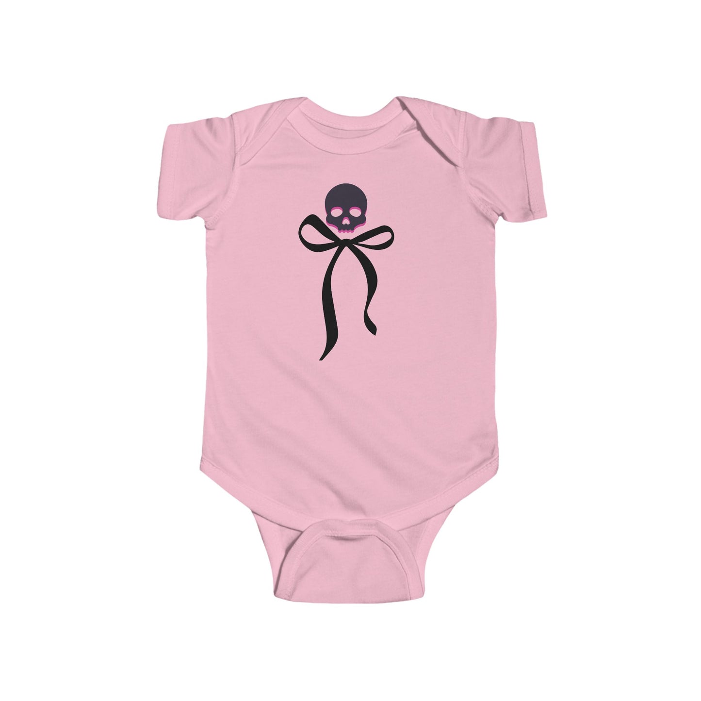 Skull & Bow Infant Fine Jersey Bodysuit