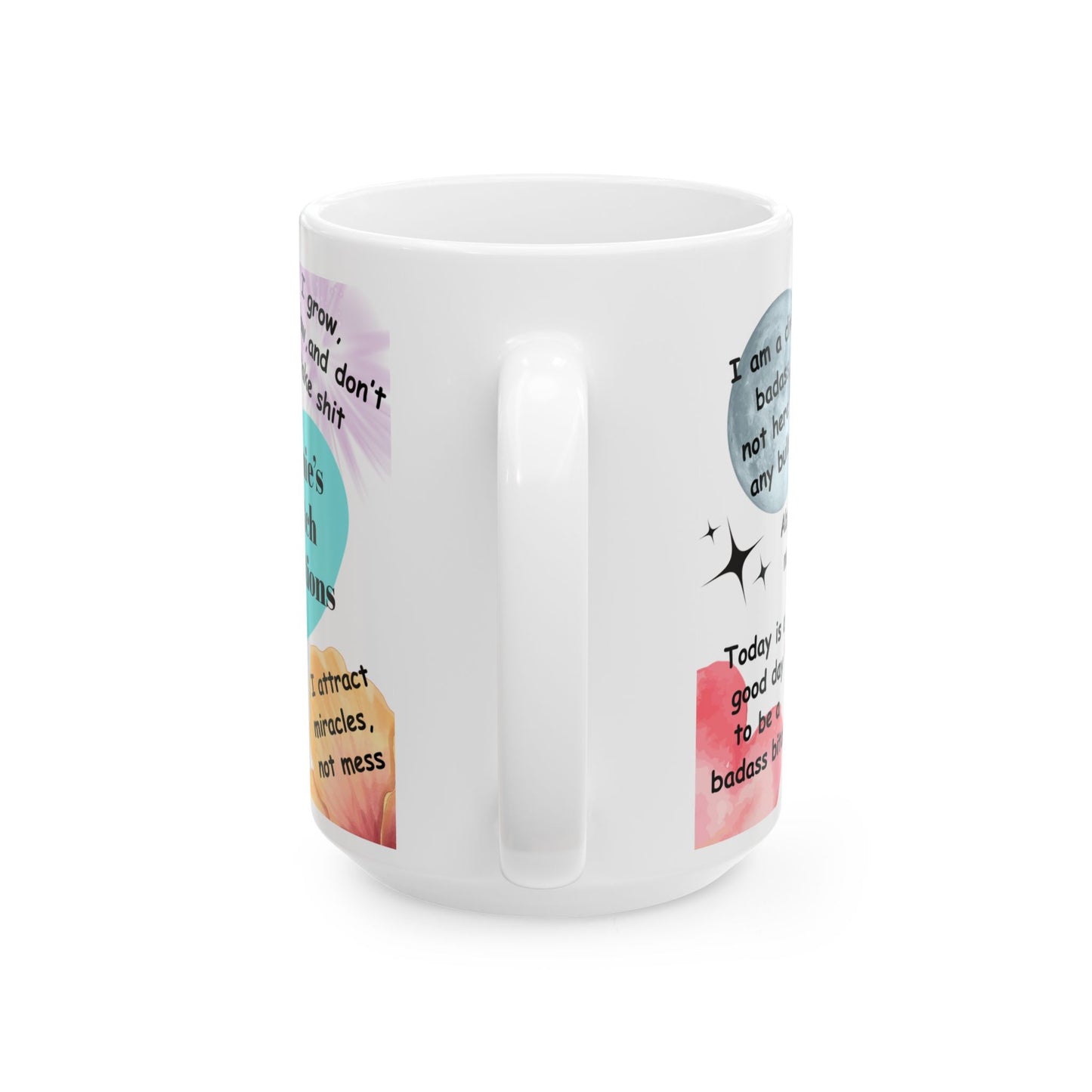 Inspirational Coffee Mug - Goddess Vibes, Motivational Drinkware, Unique Gift for Her, Mindfulness Mug, Affirmation Ceramic Cup