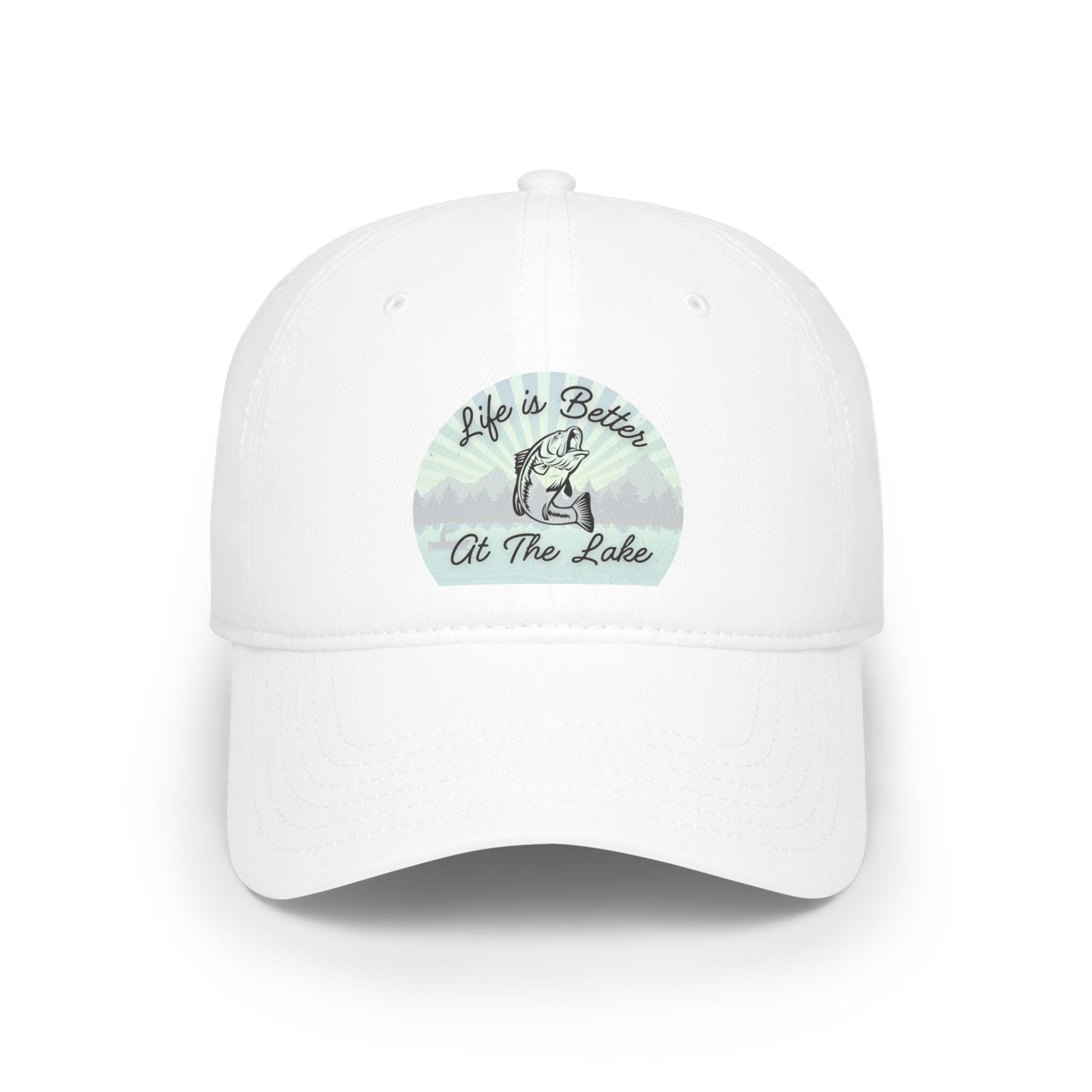 "Life is Better at the Lake" Low Profile Baseball Cap