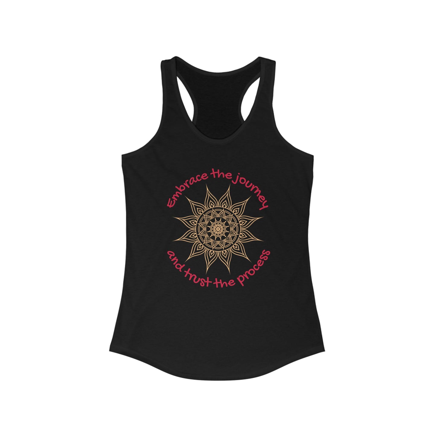 Mandala Design Women's Ideal Racerback Tank