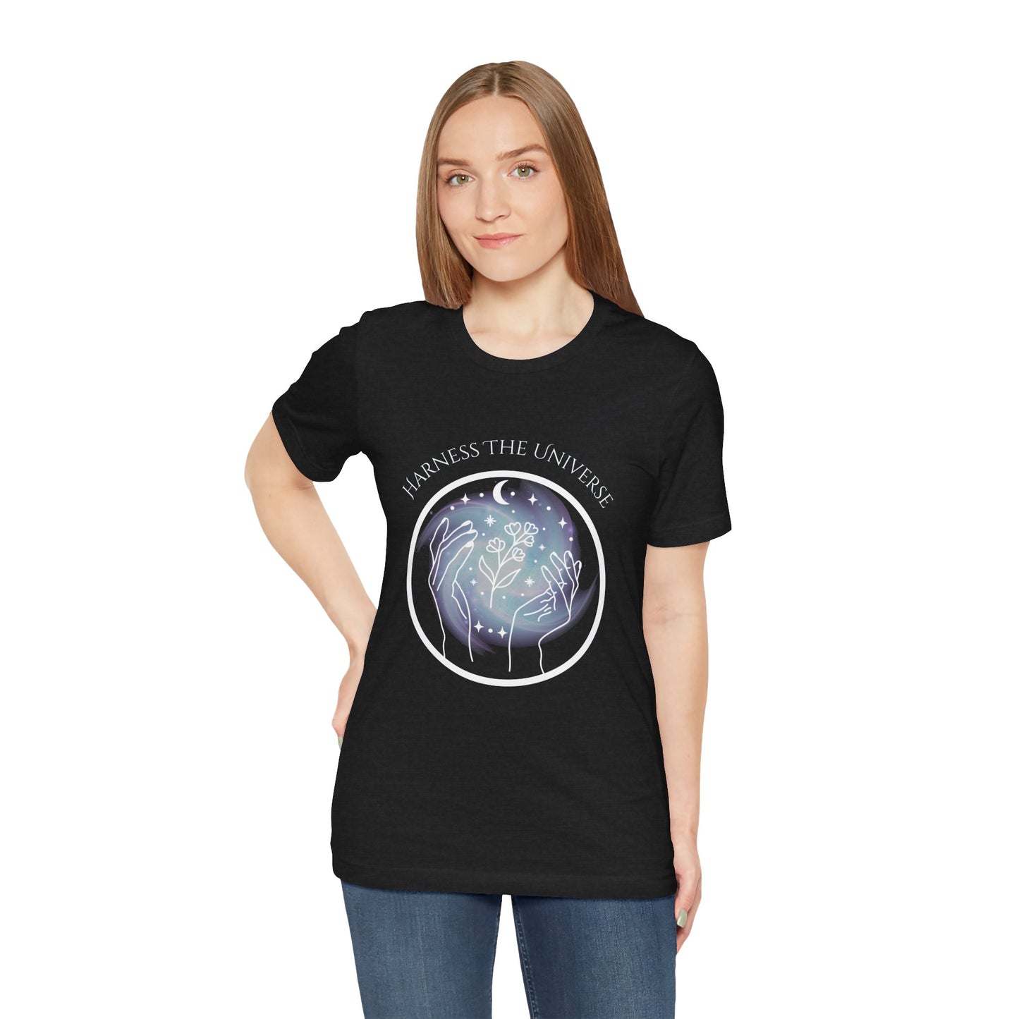 Harness the Universe Unisex Jersey Short Sleeve Tee