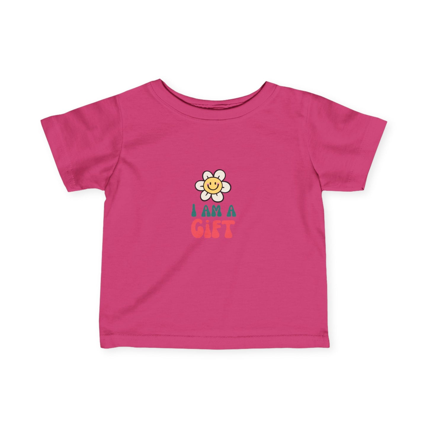 "I Am a Gift" Infant Fine Jersey Tee. Available in a variety of colors.