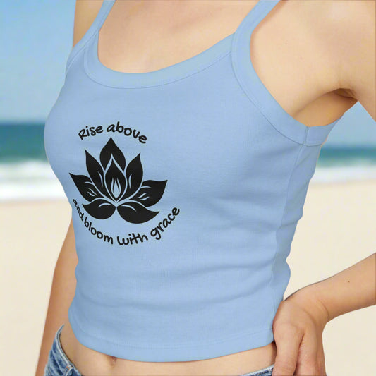 Lotus Flower Women's Spaghetti Strap Tank Top