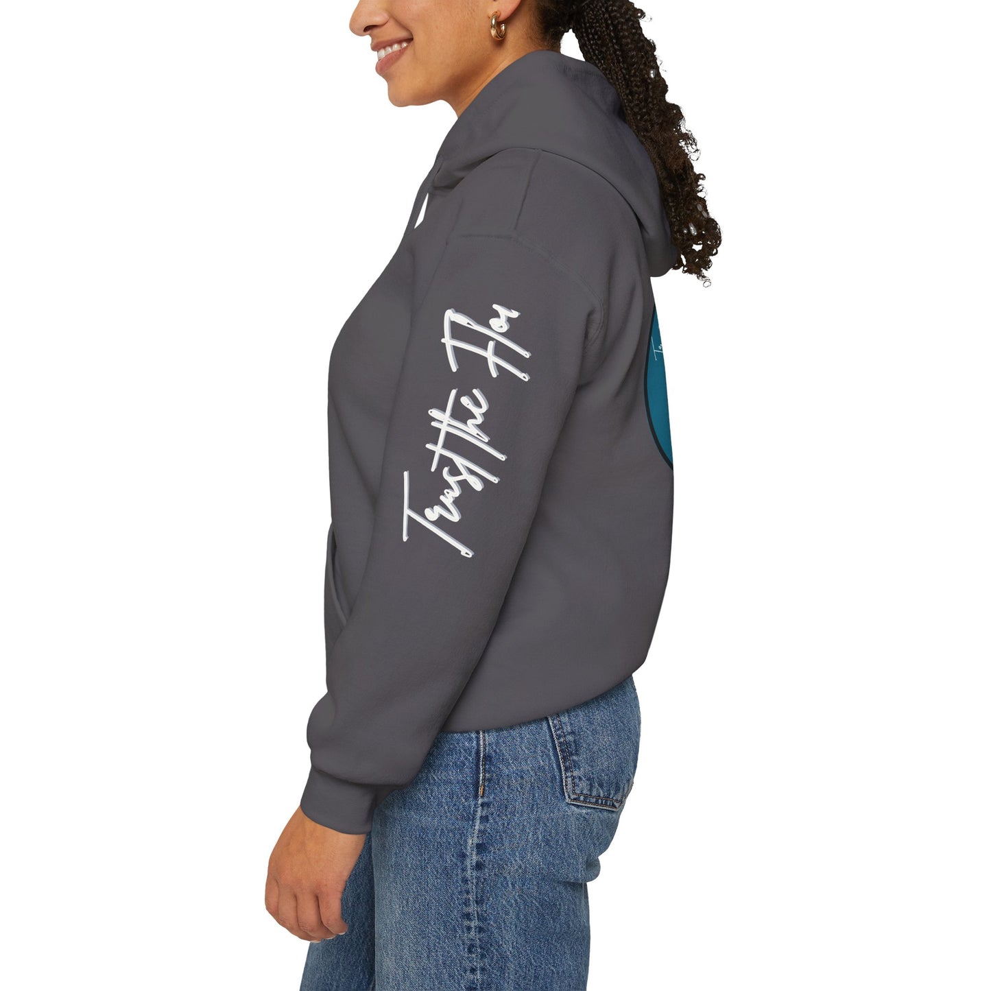 Trust the Flow Hamsa Symbol Unisex Heavy Blend™ Hooded Sweatshirt