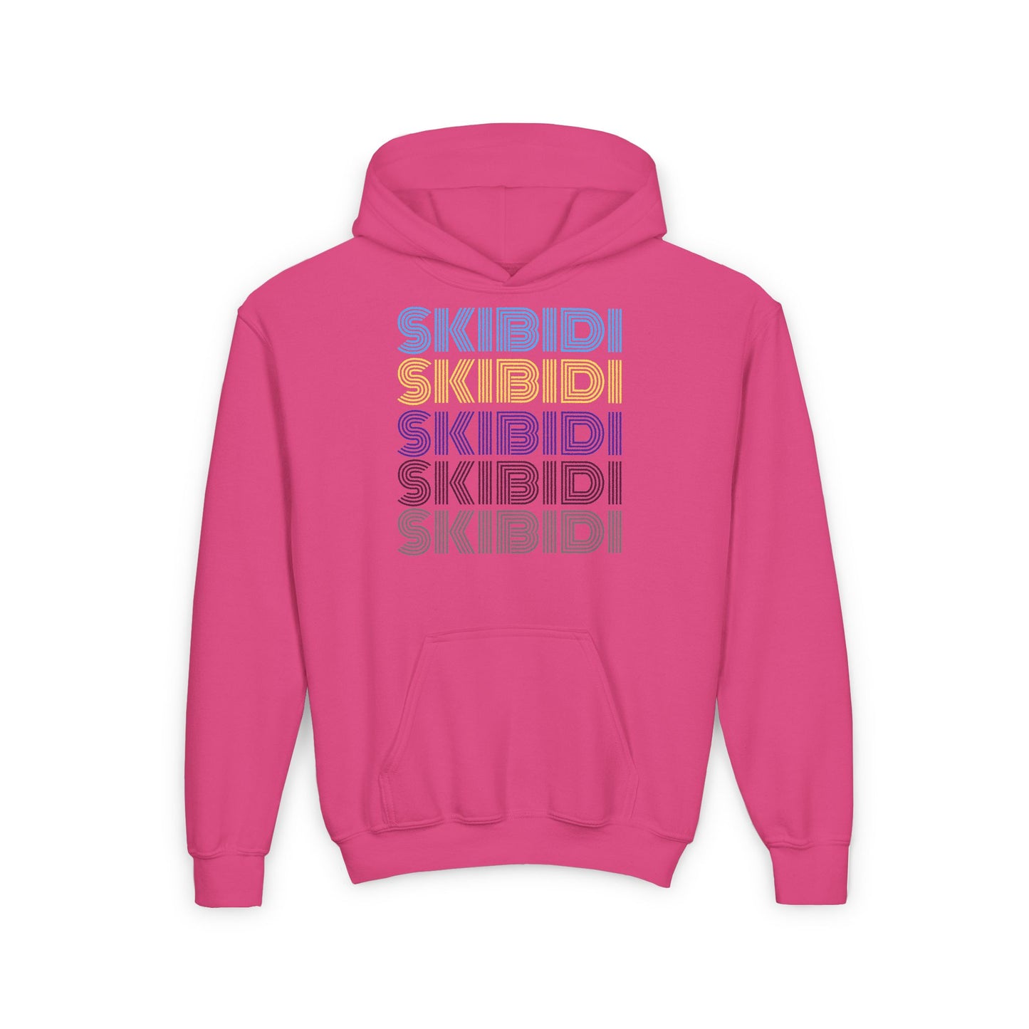 Skibidi Youth Heavy Blend Hooded Sweatshirt