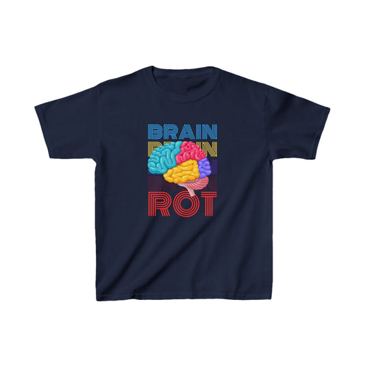 "Brain Rot" Youth Heavy Cotton™ Tee More Colors Available