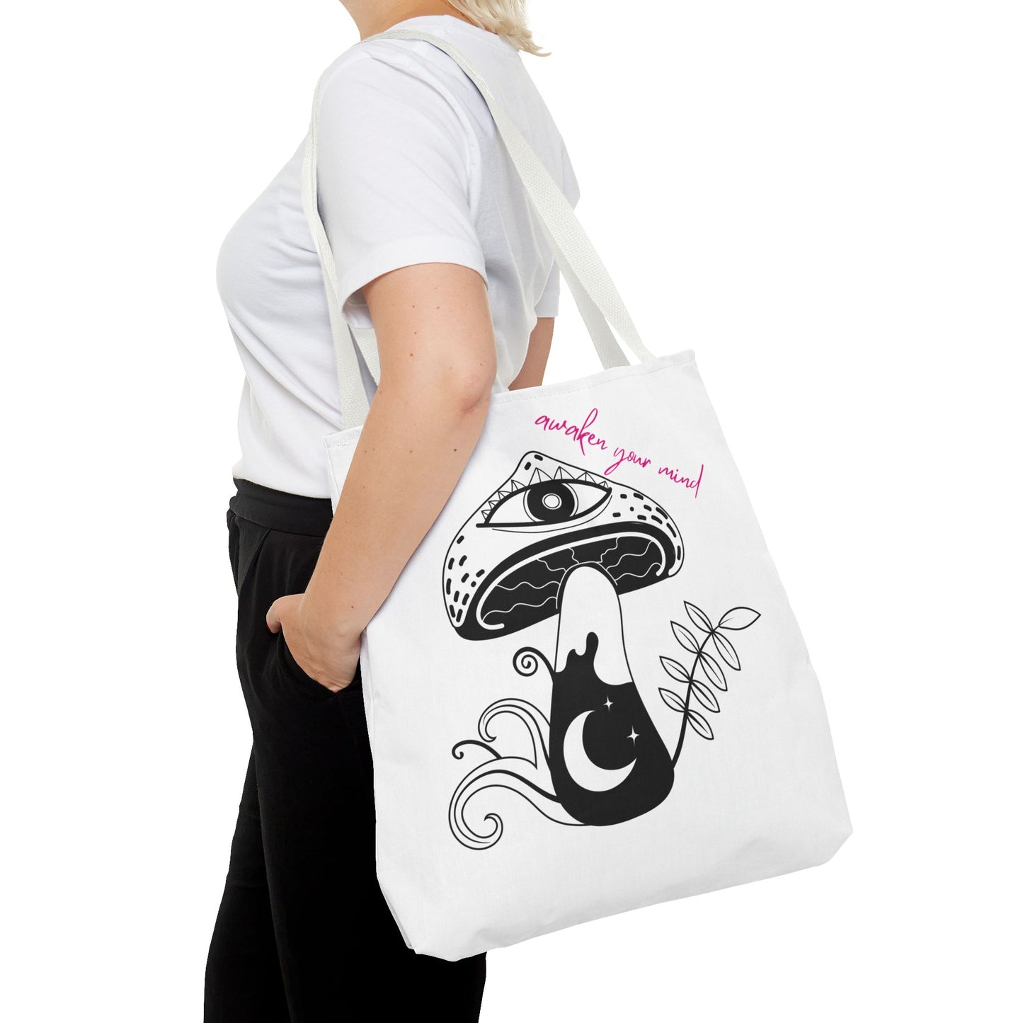 Awaken Your Mind Mushroom Tote Bag (AOP)