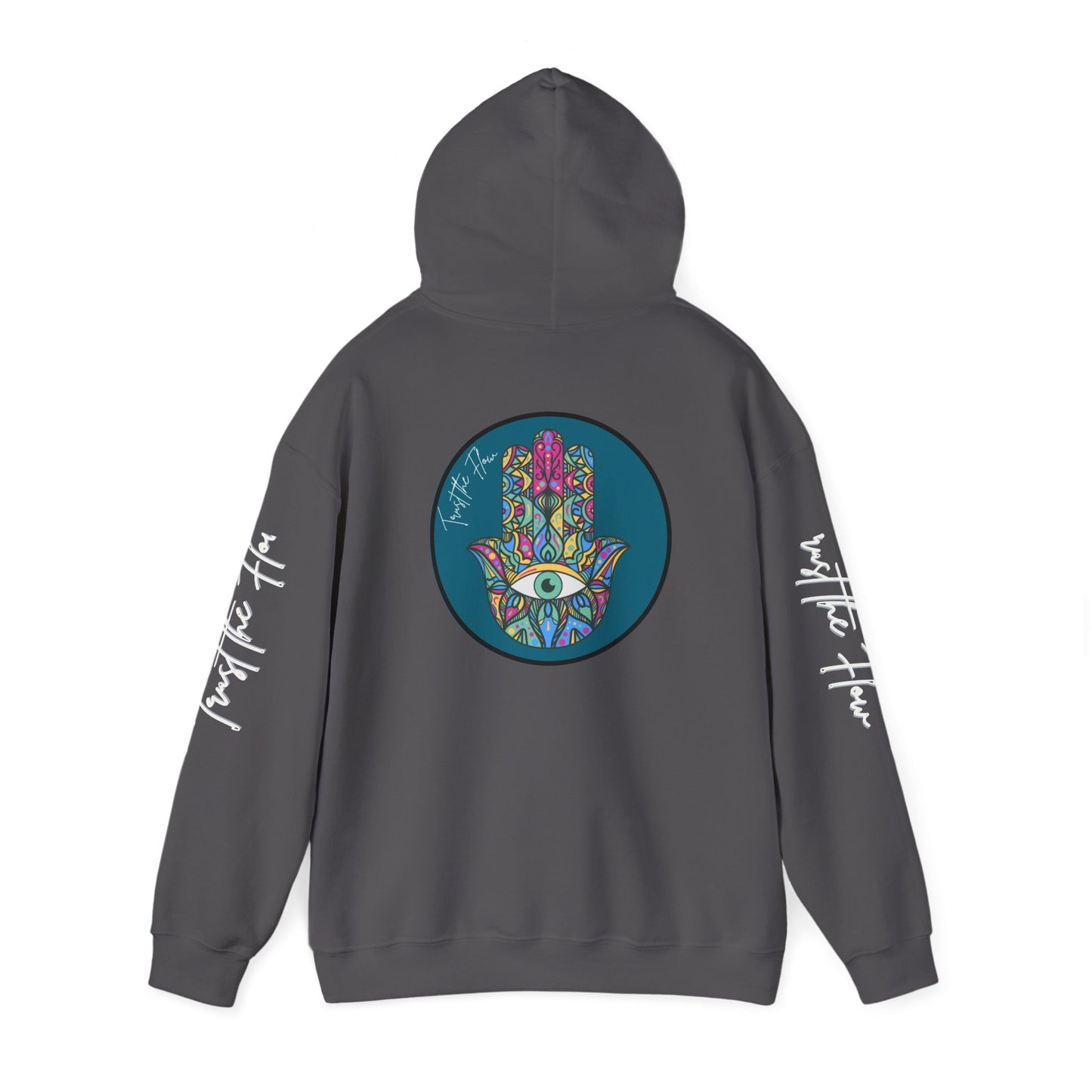 Trust the Flow Hamsa Symbol Unisex Heavy Blend™ Hooded Sweatshirt