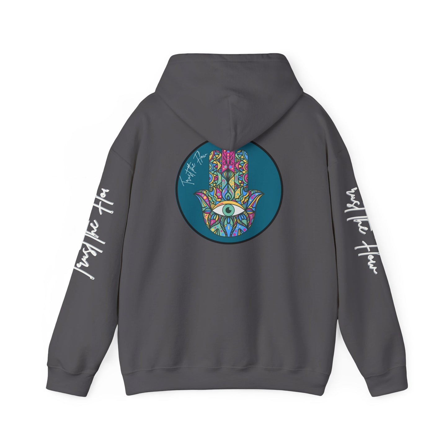 Trust the Flow Hamsa Symbol Unisex Heavy Blend™ Hooded Sweatshirt