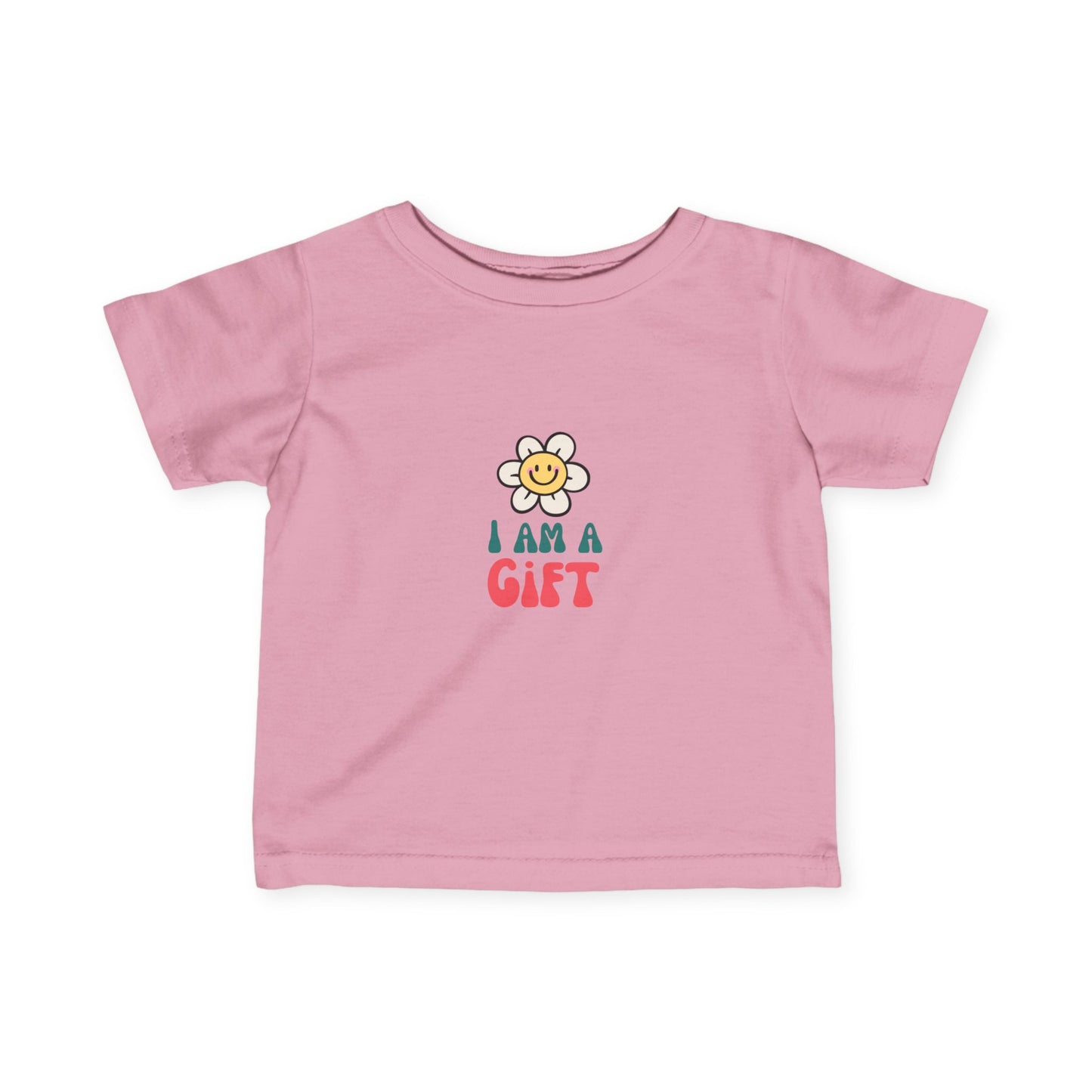 "I Am a Gift" Infant Fine Jersey Tee. Available in a variety of colors.