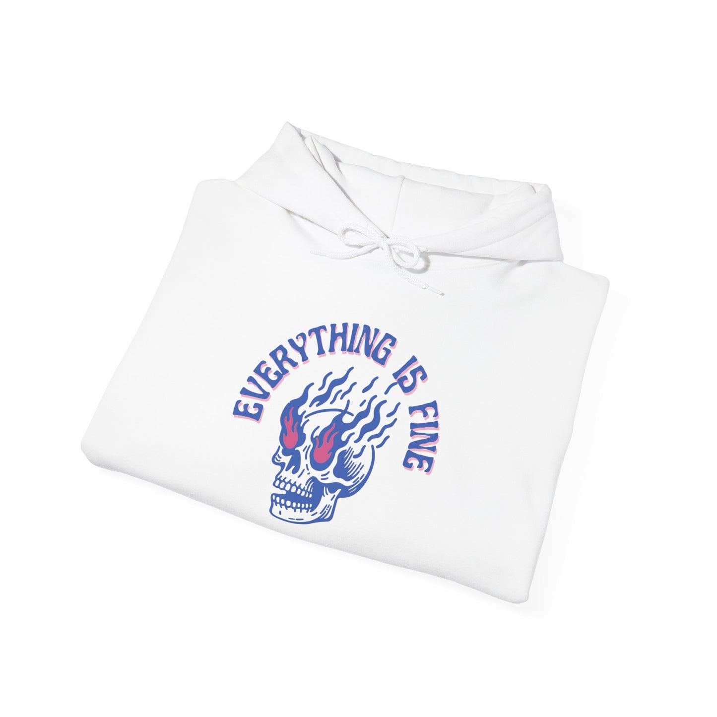 Everything is Fine Unisex Heavy Blend™ Hooded Sweatshirt