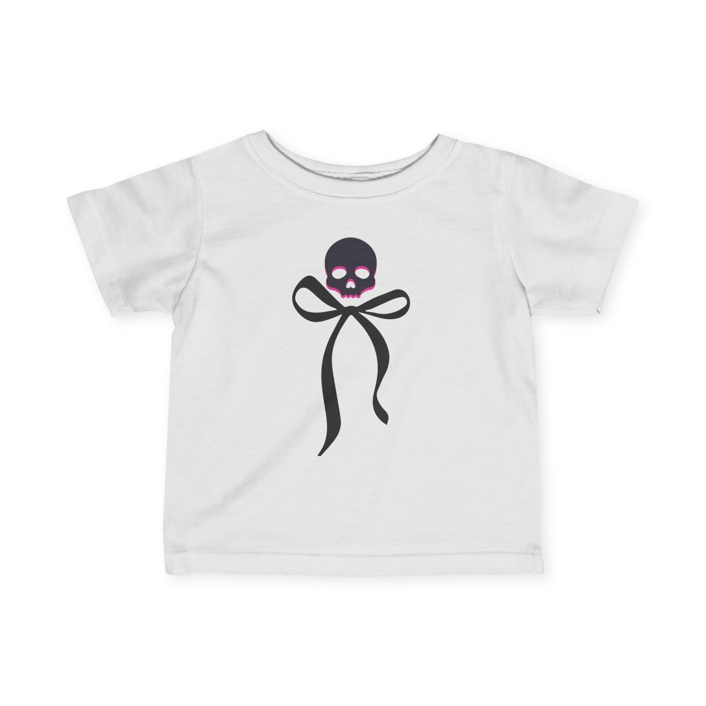 Skull & Bow Infant Fine Jersey Tee