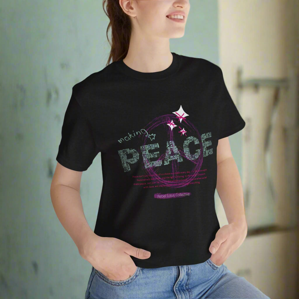 Making Peace Jersey Short Sleeve Tee