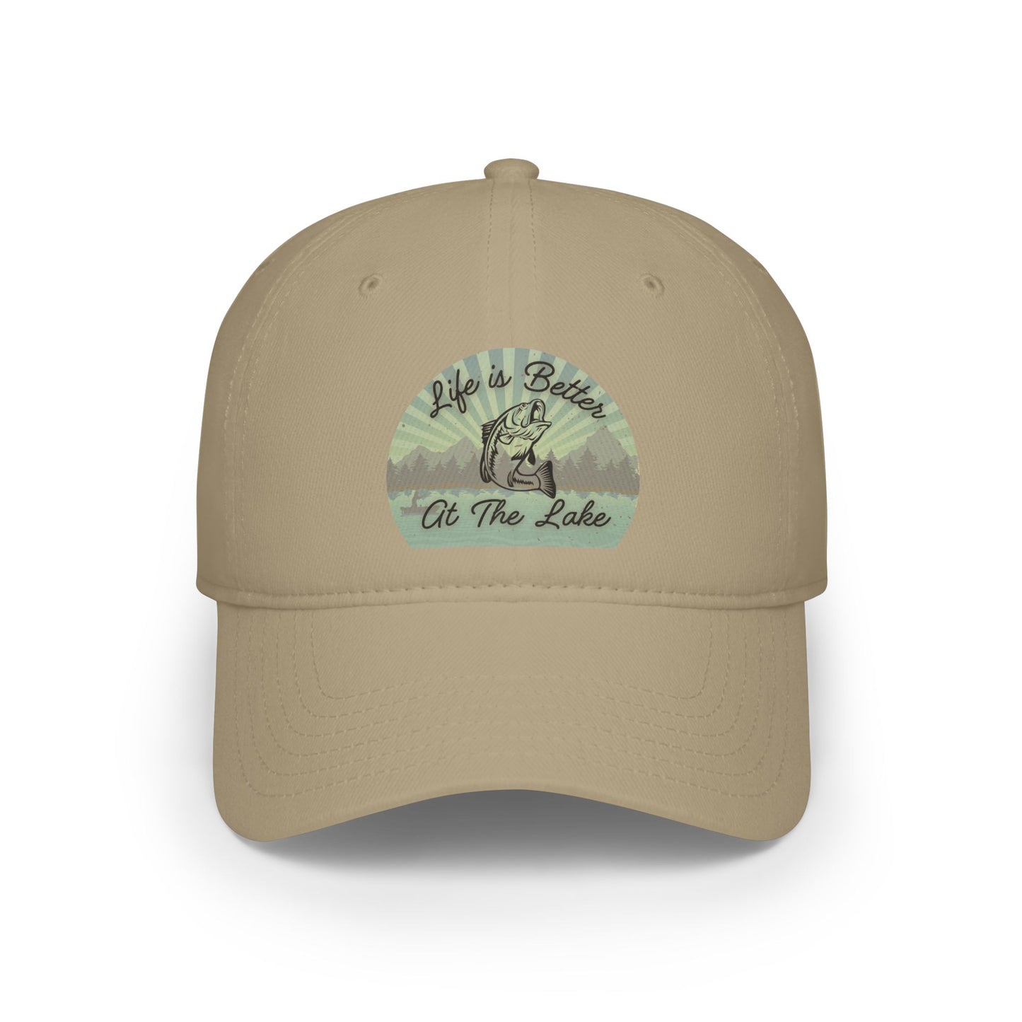 "Life is Better at the Lake" Low Profile Baseball Cap