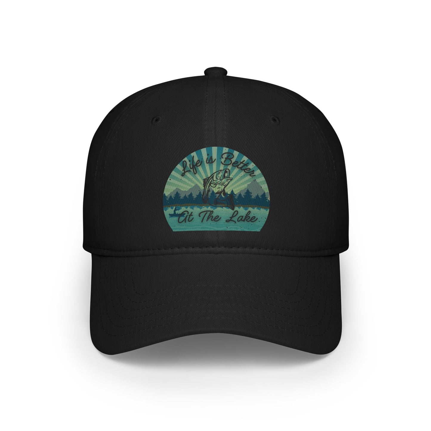 "Life is Better at the Lake" Low Profile Baseball Cap