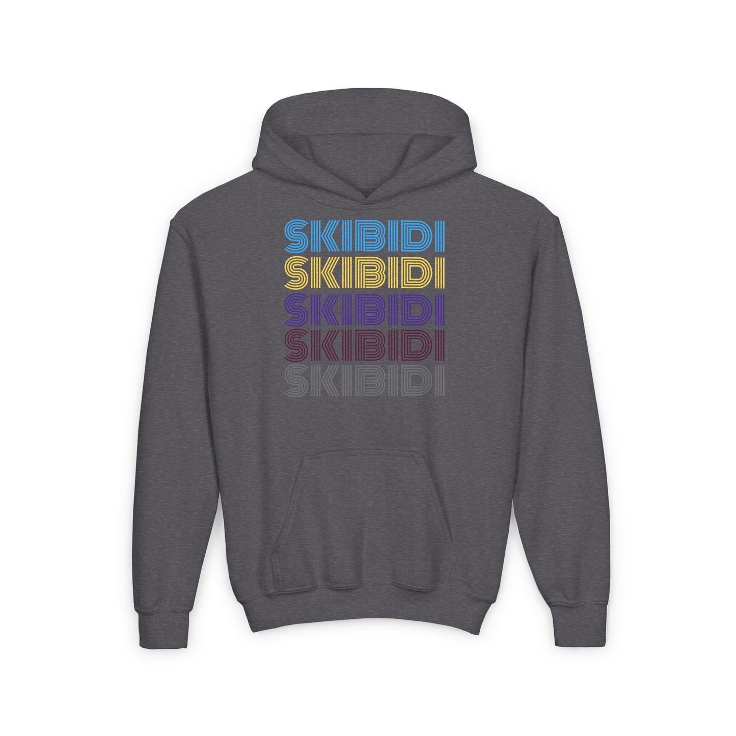 Skibidi Youth Heavy Blend Hooded Sweatshirt