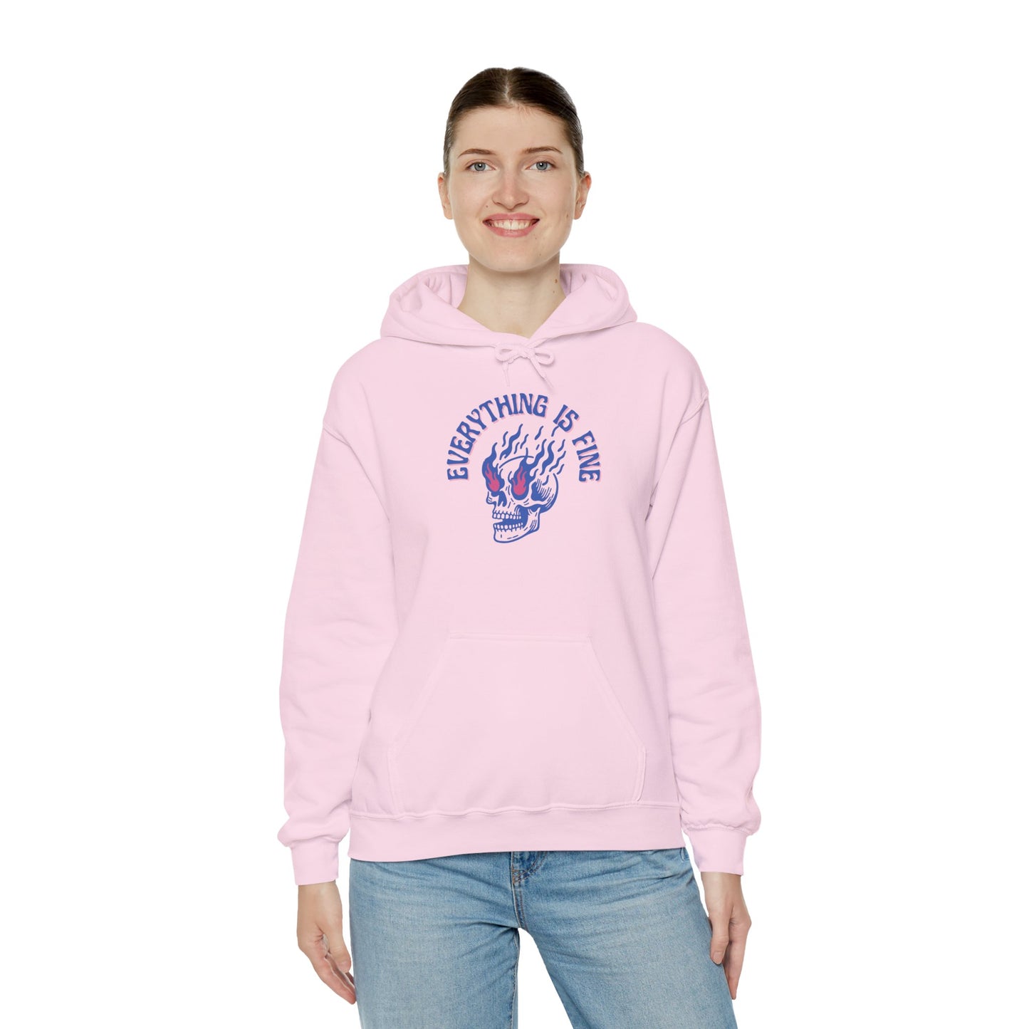 Everything is Fine Unisex Heavy Blend™ Hooded Sweatshirt