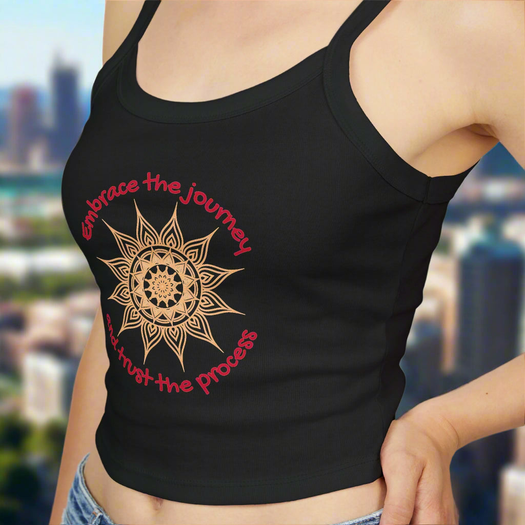 Mandala Design Women's Spaghetti Strap Tank Top