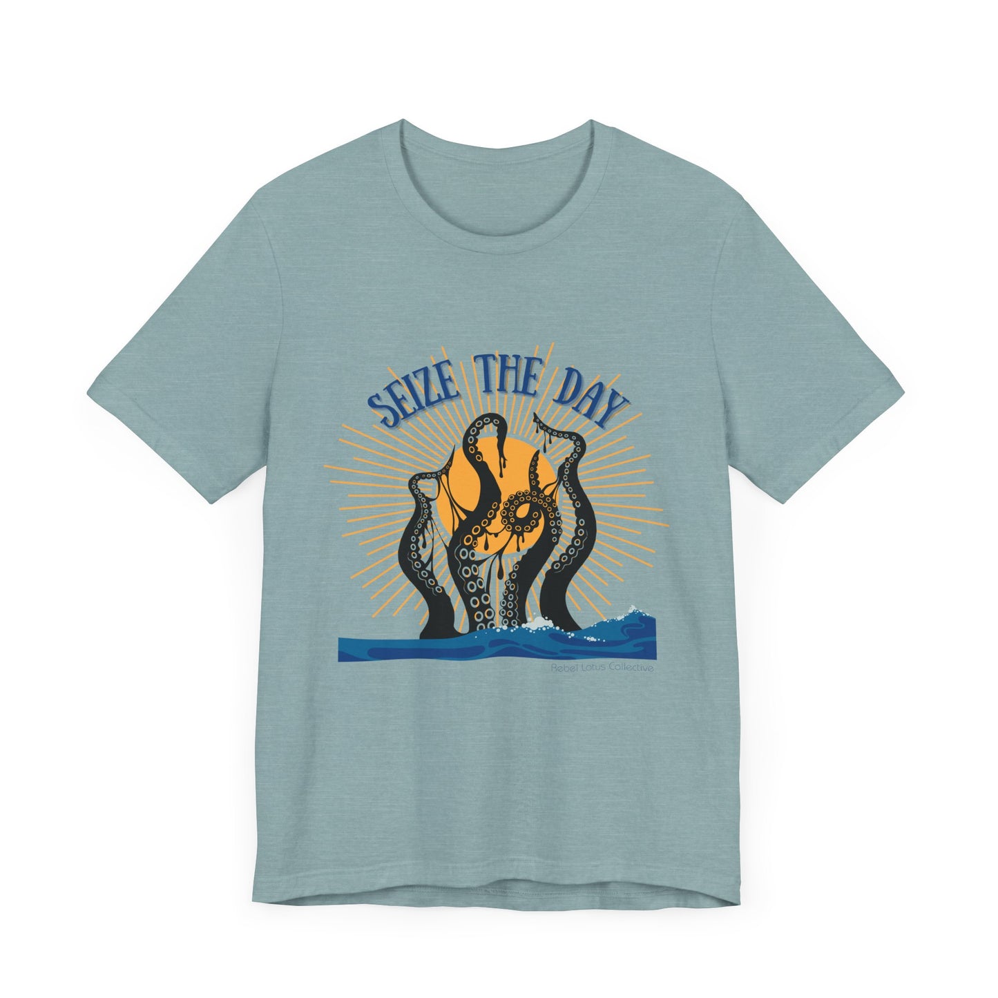 Seize the Day Octopus Jersey Short Sleeve Tee