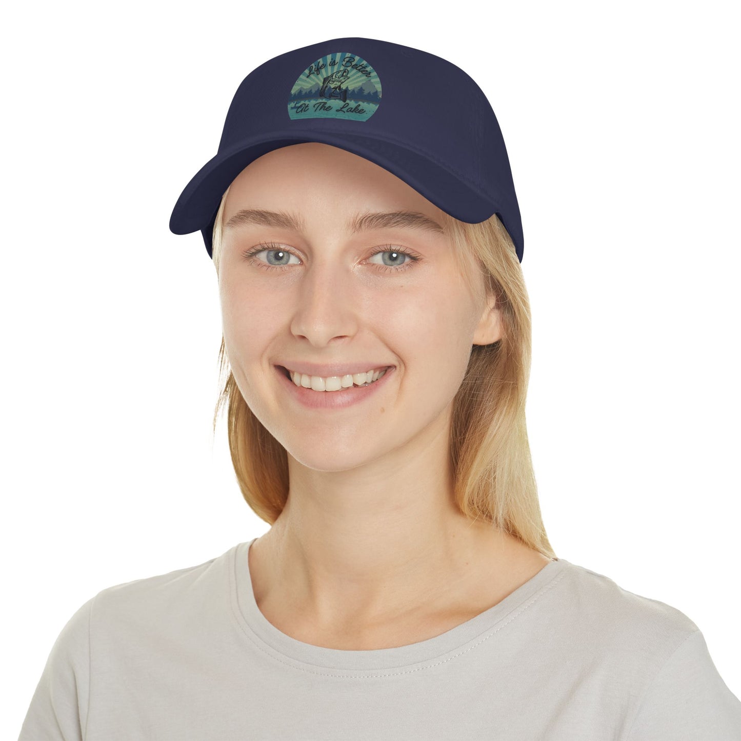 "Life is Better at the Lake" Low Profile Baseball Cap