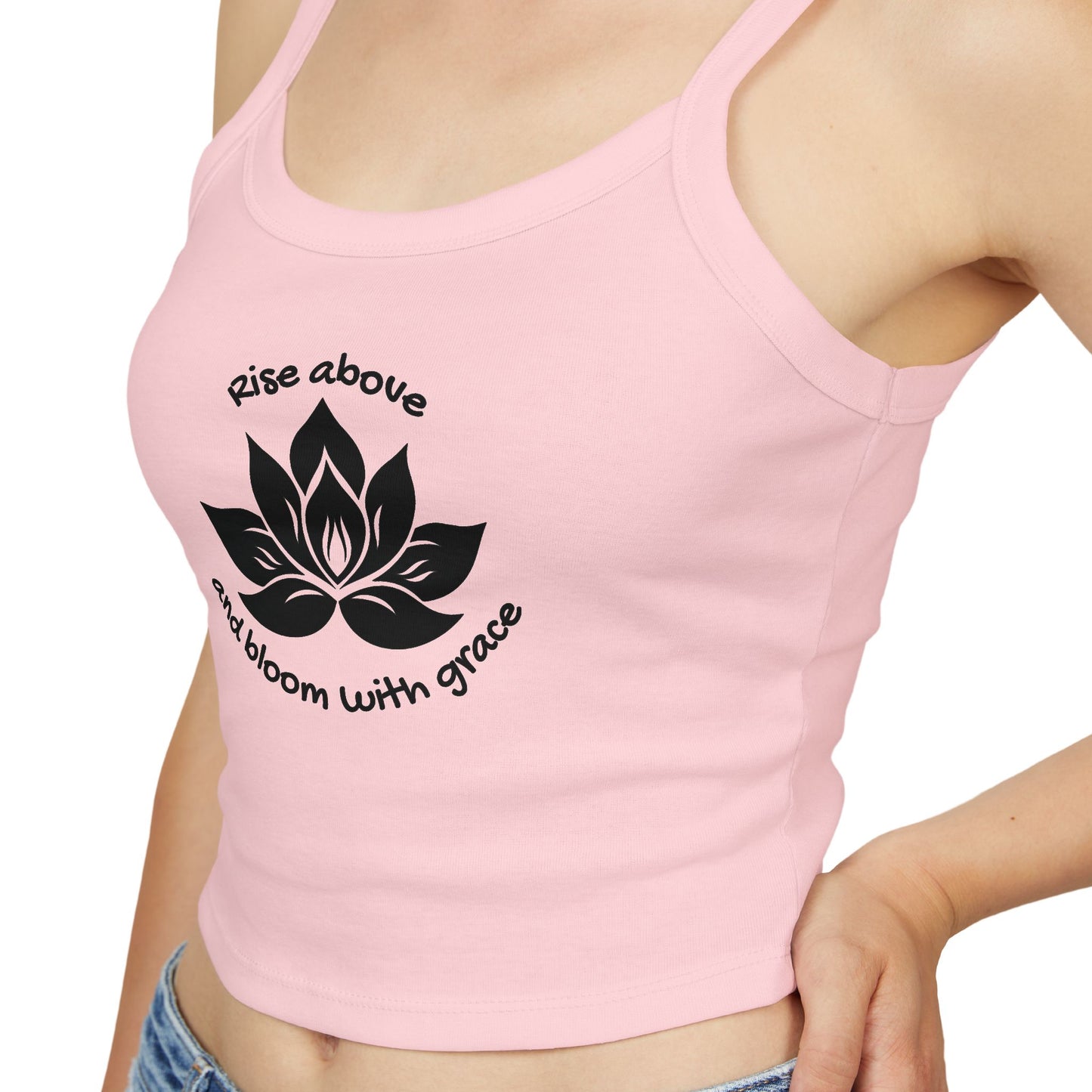 Lotus Flower Women's Spaghetti Strap Tank Top