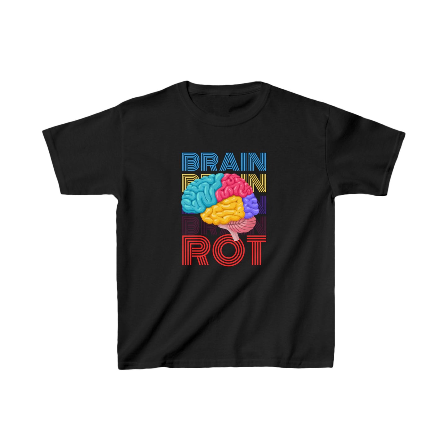 "Brain Rot" Youth Heavy Cotton™ Tee More Colors Available