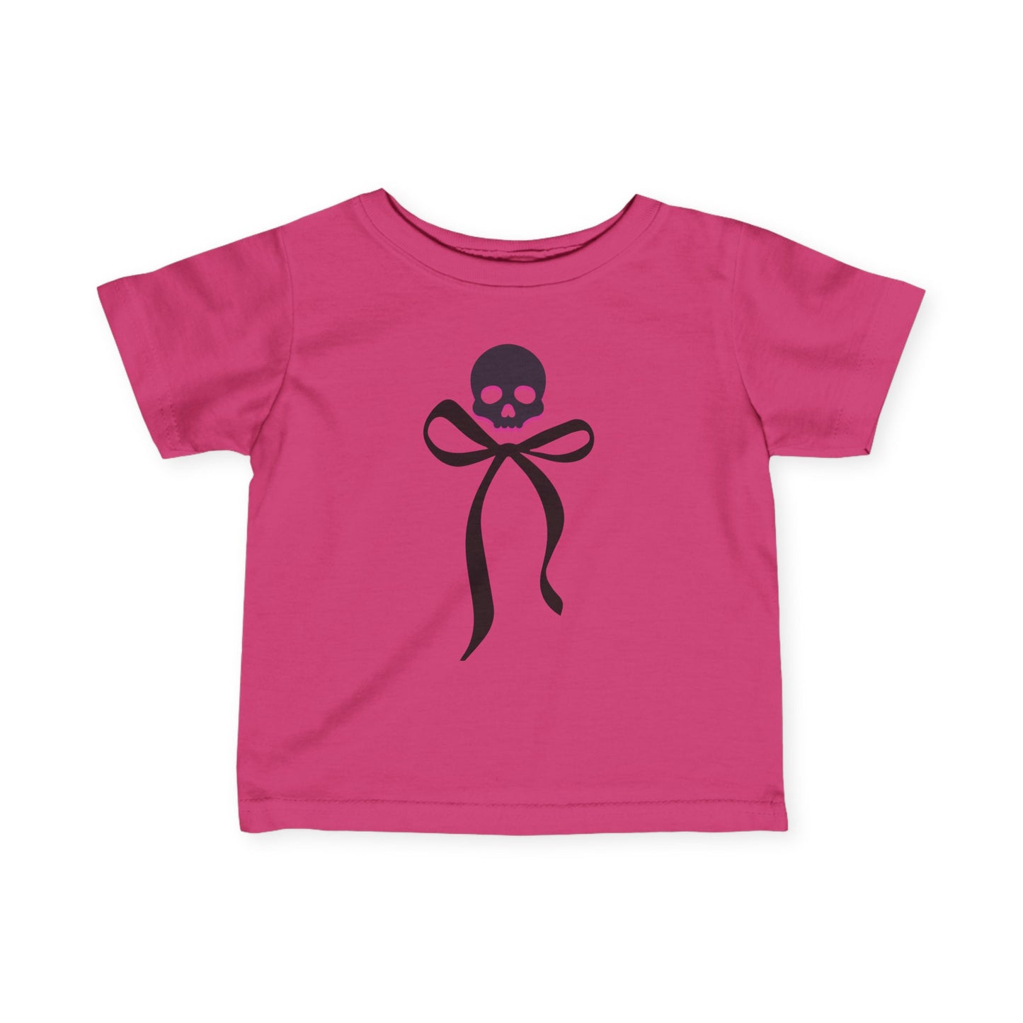 Skull & Bow Infant Fine Jersey Tee