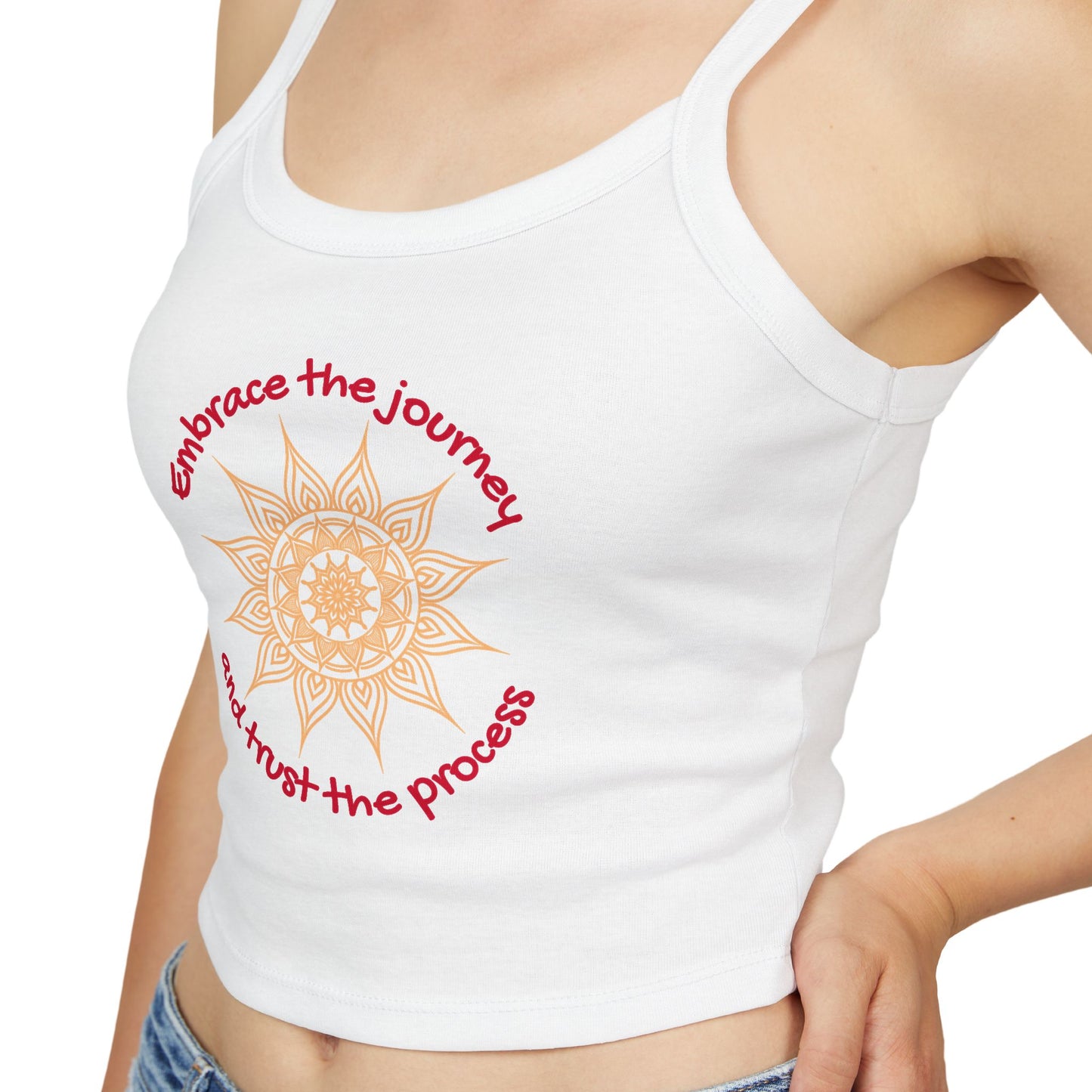 Mandala Design Women's Spaghetti Strap Tank Top