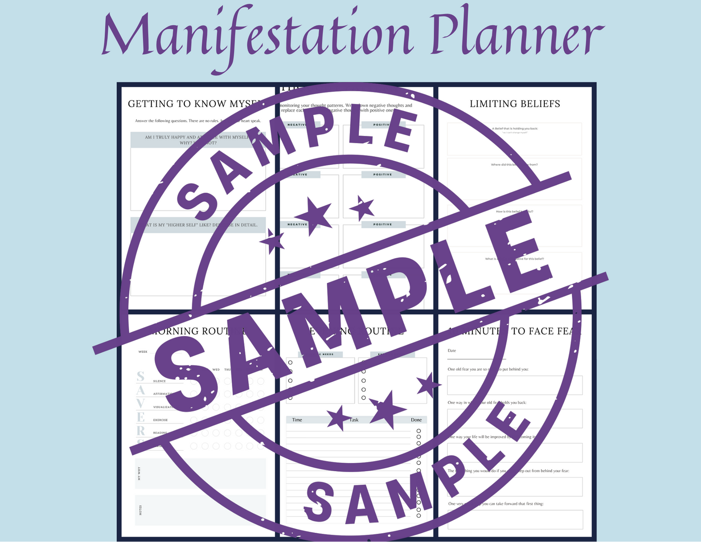 Manifestation Planner Digital Download