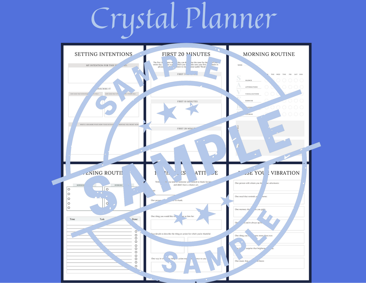 Law of Attraction Planner Digital Download