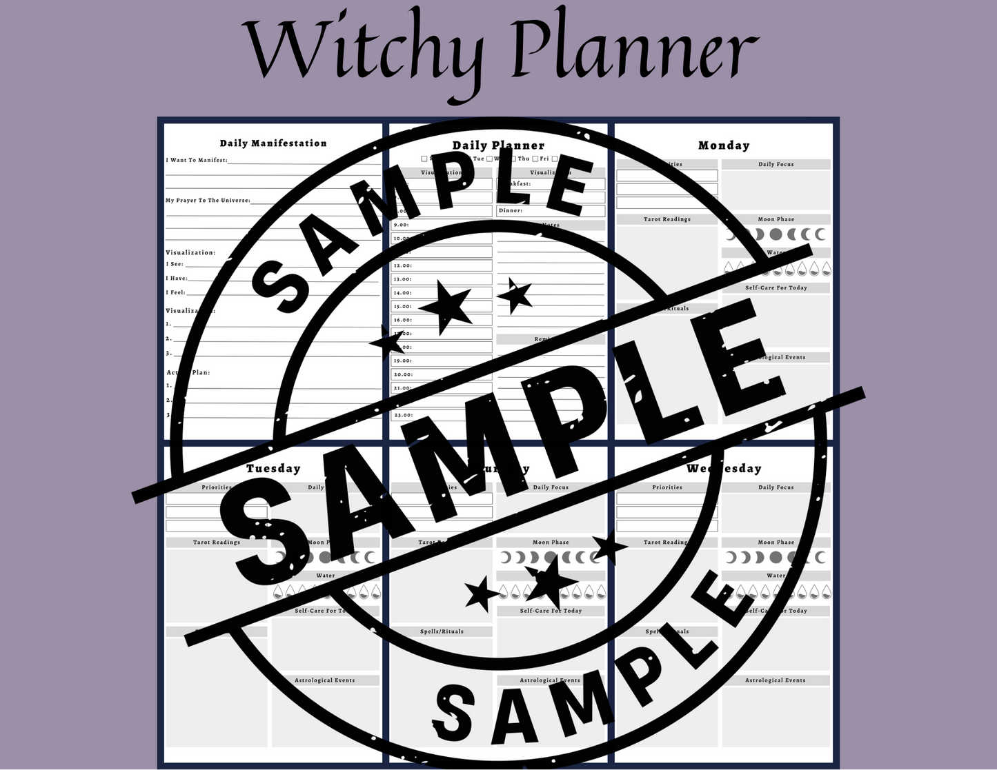 Witchy Planner Digital Download