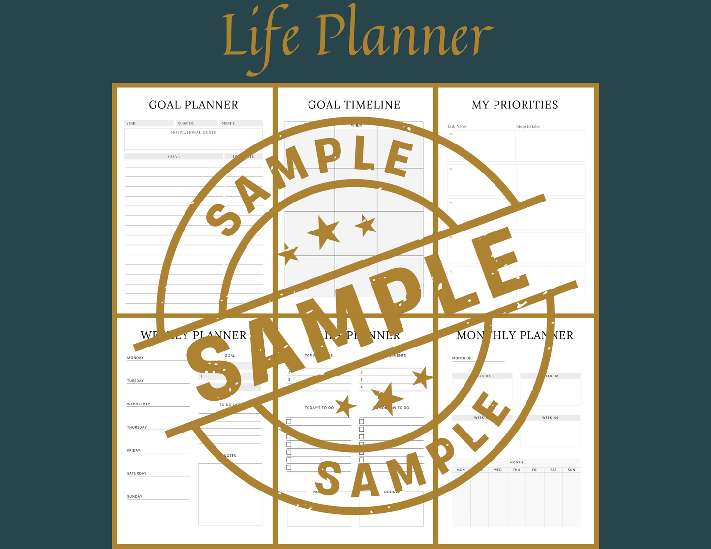 Life Planner Digital Download