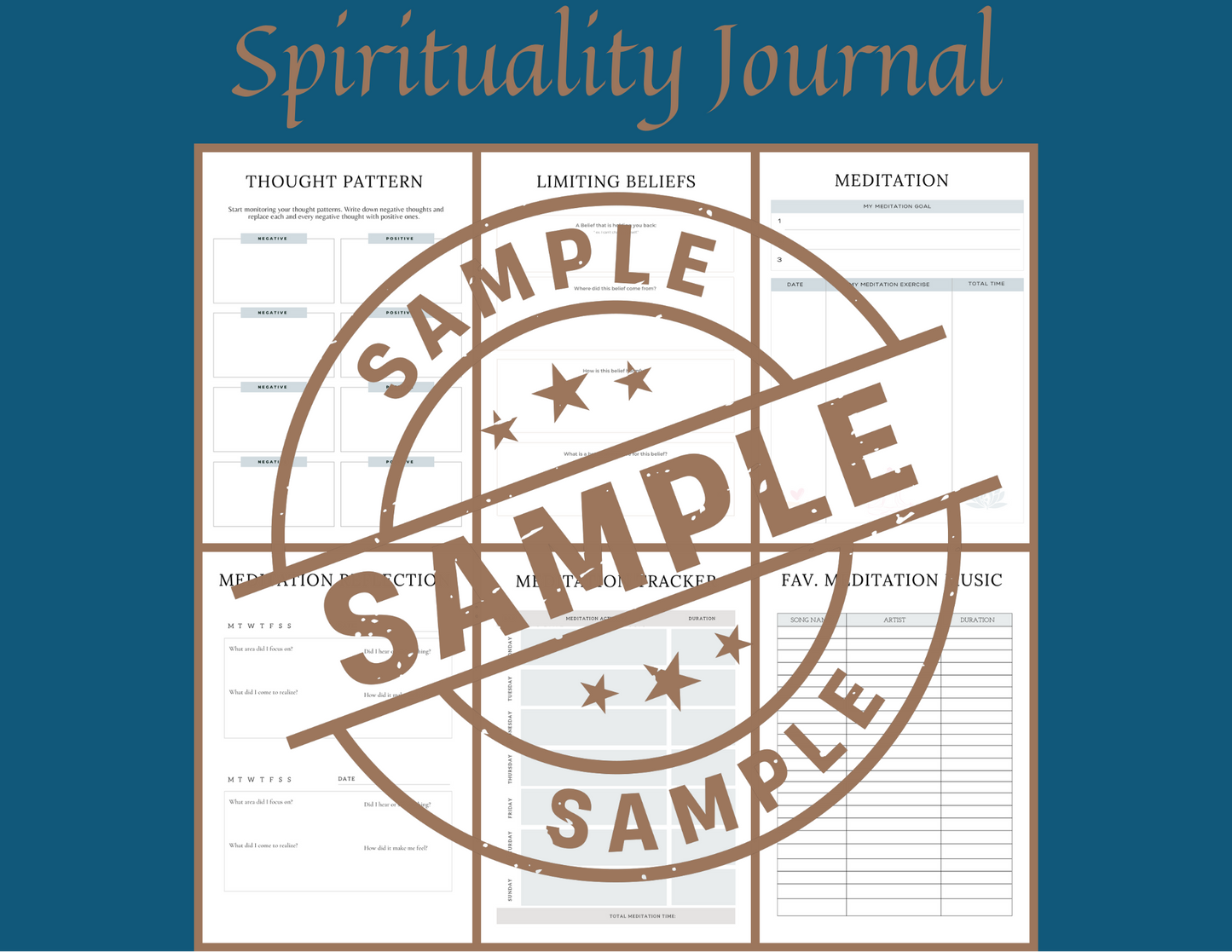 Spirituality Journal Digital Download