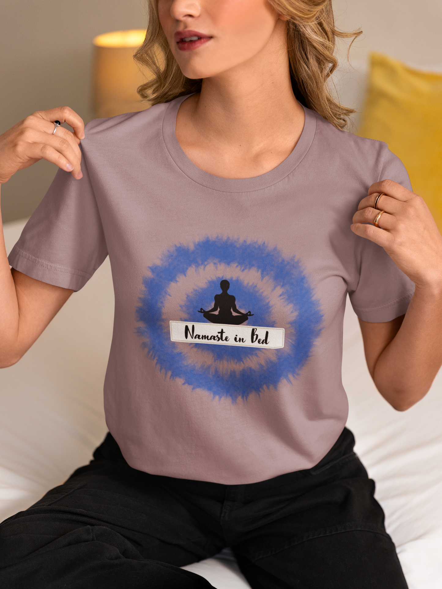 Namaste in Bed Jersey Short Sleeve Lounge Tee